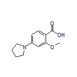 2-Methoxy-4-(1-pyrrolidinyl)benzoic Acid