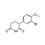 3-(3-Bromo-4-methoxyphenyl)piperidine-2,6-dione