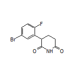 3-(5-Bromo-2-fluorophenyl)piperidine-2,6-dione