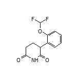 3-[2-(Difluoromethoxy)phenyl]piperidine-2,6-dione