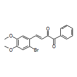 (E)-4-(2-Bromo-4,5-dimethoxyphenyl)-1-phenyl-3-butene-1,2-dione