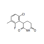 3-(6-Chloro-2-fluoro-3-methylphenyl)piperidine-2,6-dione