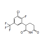 3-[3-Chloro-2-fluoro-5-(trifluoromethyl)phenyl]piperidine-2,6-dione