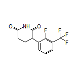 3-[2-Fluoro-3-(trifluoromethyl)phenyl]piperidine-2,6-dione