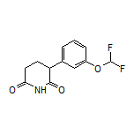 3-[3-(Difluoromethoxy)phenyl]piperidine-2,6-dione