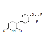 3-[4-(Difluoromethoxy)phenyl]piperidine-2,6-dione