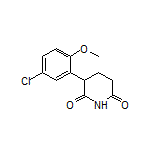 3-(5-Chloro-2-methoxyphenyl)piperidine-2,6-dione