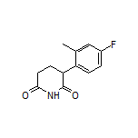 3-(4-Fluoro-2-methylphenyl)piperidine-2,6-dione