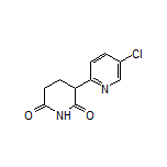 3-(5-Chloro-2-pyridyl)piperidine-2,6-dione