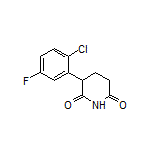 3-(2-Chloro-5-fluorophenyl)piperidine-2,6-dione