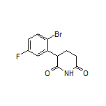 3-(2-Bromo-5-fluorophenyl)piperidine-2,6-dione