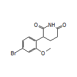 3-(4-Bromo-2-methoxyphenyl)piperidine-2,6-dione