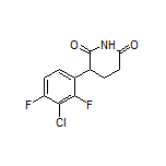 3-(3-Chloro-2,4-difluorophenyl)piperidine-2,6-dione