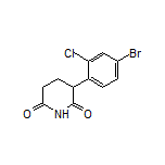 3-(4-Bromo-2-chlorophenyl)piperidine-2,6-dione