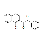 1-(1-Chloro-3,4-dihydro-2-naphthyl)-2-phenylethane-1,2-dione