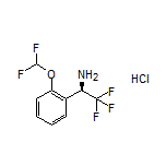 (R)-1-[2-(Difluoromethoxy)phenyl]-2,2,2-trifluoroethanamine Hydrochloride