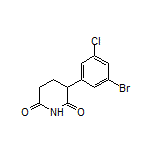 3-(3-Bromo-5-chlorophenyl)piperidine-2,6-dione