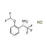 (S)-1-[2-(Difluoromethoxy)phenyl]-2,2,2-trifluoroethanamine Hydrochloride