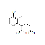 3-(3-Bromo-2-methylphenyl)piperidine-2,6-dione