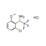 1-(2-Chloro-6-methoxyphenyl)-2,2,2-trifluoroethanamine Hydrochloride