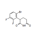 3-(6-Bromo-2,3-difluorophenyl)piperidine-2,6-dione