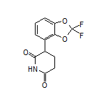 3-(2,2-Difluorobenzo[d][1,3]dioxol-4-yl)piperidine-2,6-dione