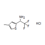 2,2,2-Trifluoro-1-(4-methyl-2-thienyl)ethanamine Hydrochloride