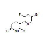 3-(5-Bromo-3-fluoro-2-pyridyl)piperidine-2,6-dione