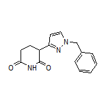 3-(1-Benzyl-3-pyrazolyl)piperidine-2,6-dione