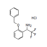 1-[2-(Benzyloxy)phenyl]-2,2,2-trifluoroethanamine Hydrochloride