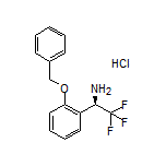 (R)-1-[2-(Benzyloxy)phenyl]-2,2,2-trifluoroethanamine Hydrochloride