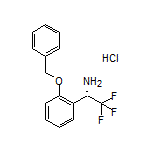 (S)-1-[2-(Benzyloxy)phenyl]-2,2,2-trifluoroethanamine Hydrochloride