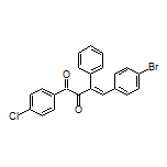 (E)-4-(4-Bromophenyl)-1-(4-chlorophenyl)-3-phenyl-3-butene-1,2-dione