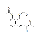 2-Acetoxy-6-(3,4-dioxo-1-penten-1-yl)benzyl (E)-Acetate