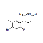 3-(4-Bromo-2-fluoro-5-methylphenyl)piperidine-2,6-dione