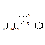 3-[3-(Benzyloxy)-4-bromophenyl]piperidine-2,6-dione