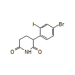 3-(4-Bromo-2-iodophenyl)piperidine-2,6-dione