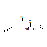 2-(Boc-amino)-5-hexynenitrile