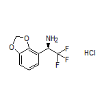 (R)-1-(Benzo[d][1,3]dioxol-4-yl)-2,2,2-trifluoroethanamine Hydrochloride