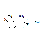 (S)-1-(Benzo[d][1,3]dioxol-4-yl)-2,2,2-trifluoroethanamine Hydrochloride