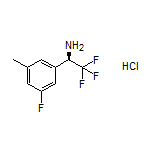 (R)-2,2,2-Trifluoro-1-(3-fluoro-5-methylphenyl)ethanamine Hydrochloride