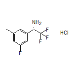 (S)-2,2,2-Trifluoro-1-(3-fluoro-5-methylphenyl)ethanamine Hydrochloride