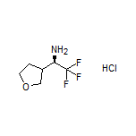 (1R)-2,2,2-Trifluoro-1-(tetrahydrofuran-3-yl)ethanamine Hydrochloride