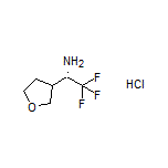 (1S)-2,2,2-Trifluoro-1-(tetrahydrofuran-3-yl)ethanamine Hydrochloride