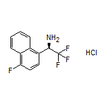 (R)-2,2,2-Trifluoro-1-(4-fluoro-1-naphthyl)ethanamine Hydrochloride