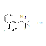 (S)-2,2,2-Trifluoro-1-(4-fluoro-1-naphthyl)ethanamine Hydrochloride