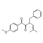 3-Benzyl-1-(4-methoxyphenyl)-5-methyl-4-hexene-1,2-dione