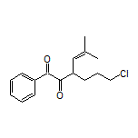 3-(3-Chloropropyl)-5-methyl-1-phenyl-4-hexene-1,2-dione