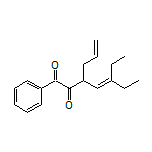 3-Allyl-5-ethyl-1-phenyl-4-heptene-1,2-dione