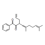 3-Allyl-5,9-dimethyl-1-phenyldeca-4,8-diene-1,2-dione